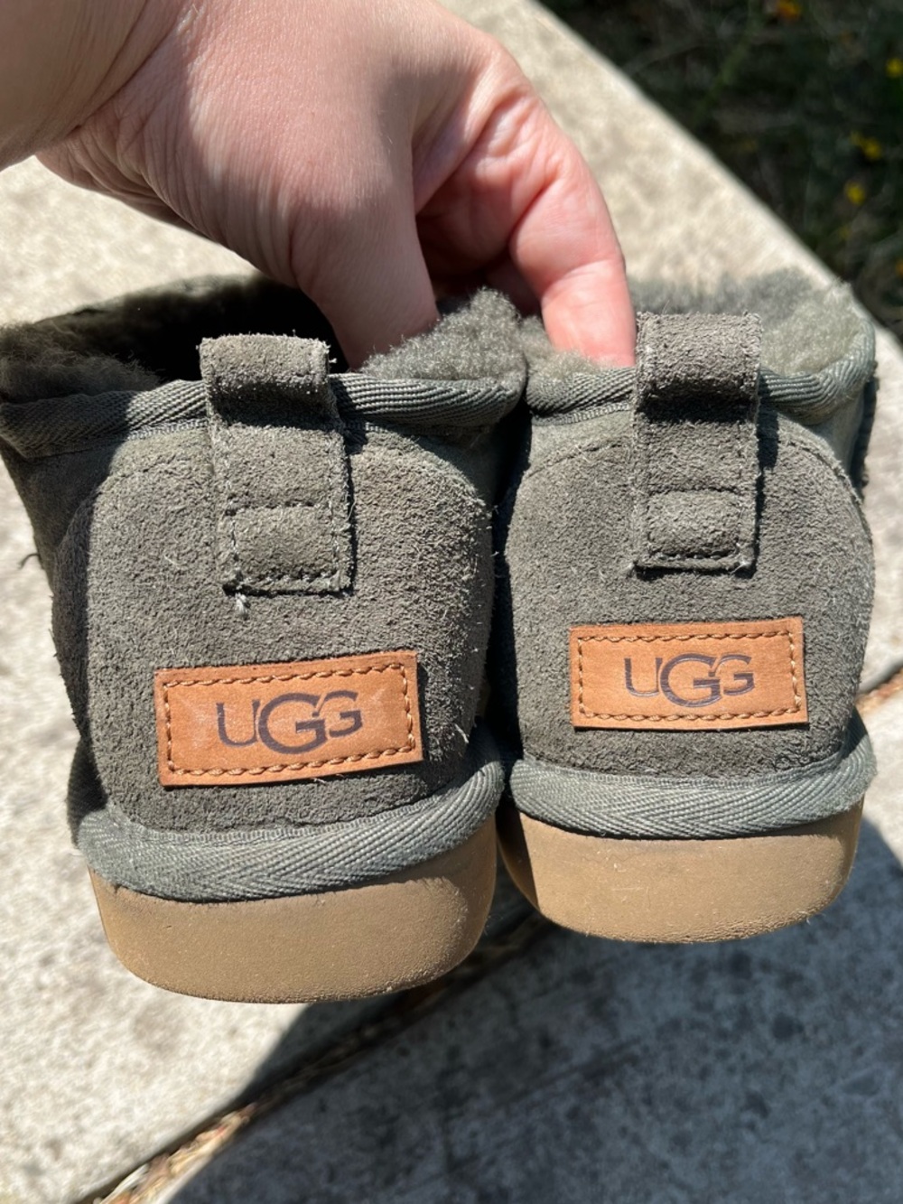 UGG Women’s Ultra Mini Boots in Gray